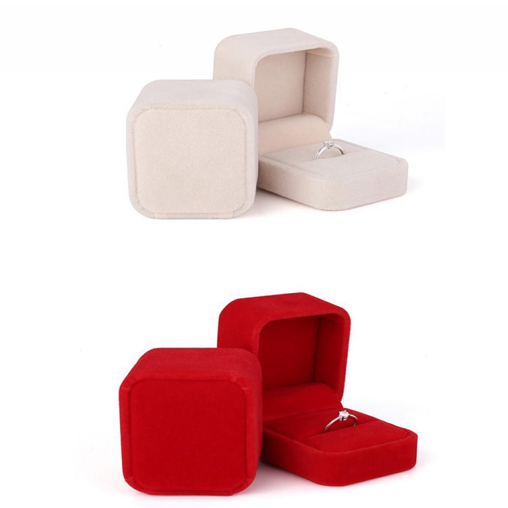 Organizer Case Jewelry Storage Velvet Display Ring Box