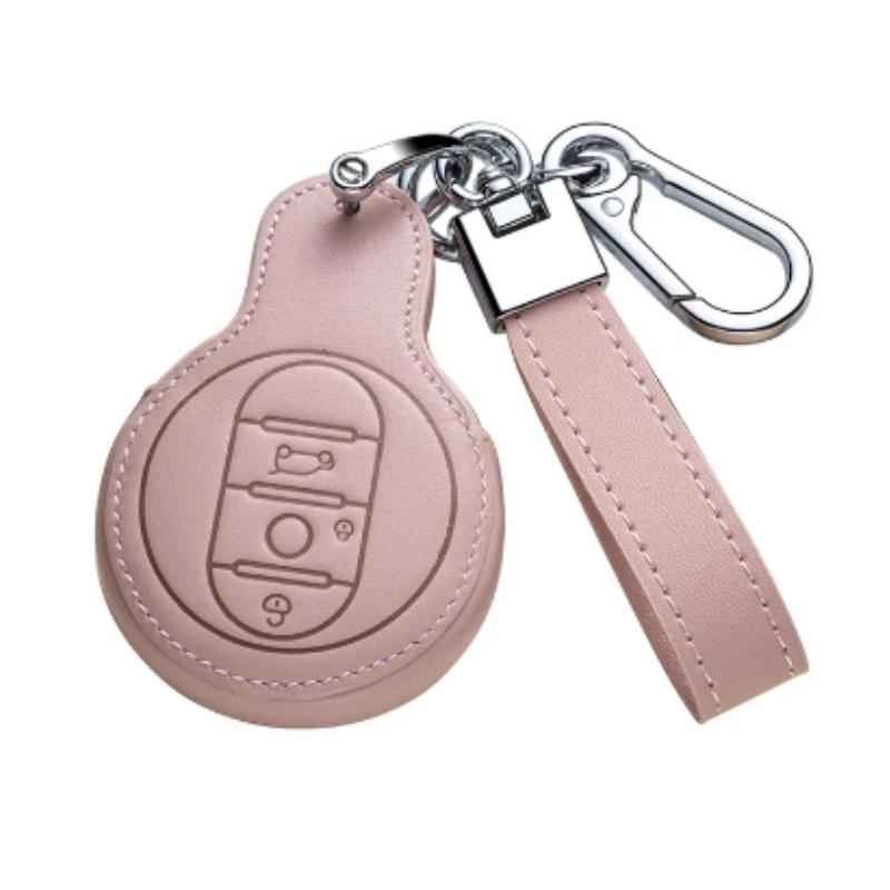 Кожаный чехол Oli для смарт-ключа автомобиля, чехол-держатель для BMW Mini Cooper Clubman Countryman R55 R56 R57 R58 R59 R60 S Roadster