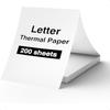 200 листов термобумаги US Letter 8,5 x 11 дюймов Складная термобумага MT610 и MT888 Термобумага, совместимая с HPRT PRT