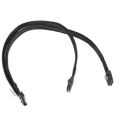 Кабель MCIO 8i to 2xSFF‑8087 PCIe 5.0 32 ГТ, высокоскоростной кабель-адаптер передачи данных для сервера