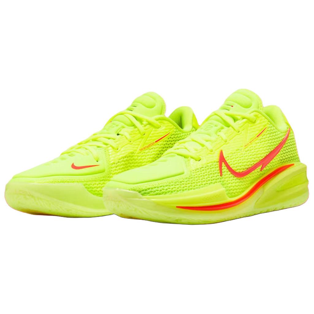 Nike Эйр Зум GT. Дышащие баскетбольные кроссовки Cut 1, унисекс, желто-красные, IH3991-700