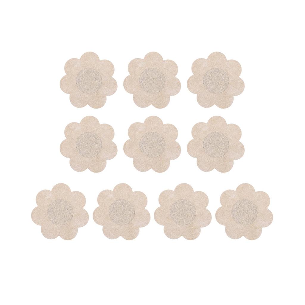 10 Pieces Nipple Cover for Women, Breast Pad, Soft Pasties, Seamless Tape,
