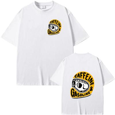 Женская футболка готическая футболка Harajuku Biker Skull Graphic Tee унисекс хлопковая модная футболка с коротким рукавом темная панк-череп ретро футболка