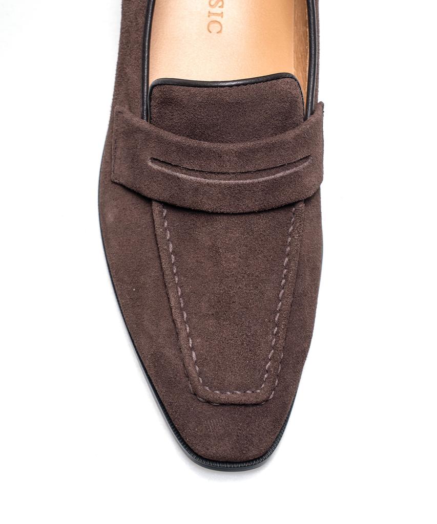 Allclassic Alc1001 Adore Penny Loafer_D.Brown Suede
