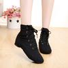 Soft Canvas Women Sports Jazz Dance Shoes Lace Up Dancing Boots Sneakers
