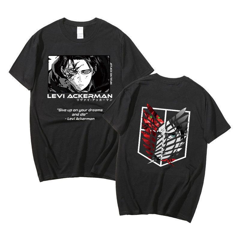 Футболка с японским аниме «Скаутинг Легиона», одежда Shingeki No Kyojin, футболка «Атака на Титанов», гигантская футболка с короткими рукавами, женская футболка унисекс