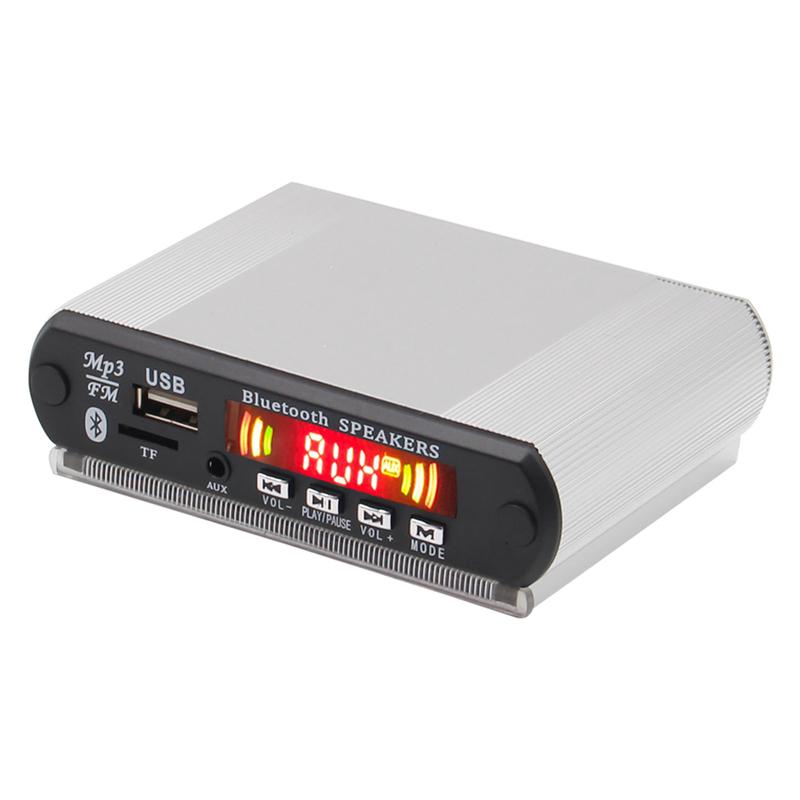 MP3-плеер Беспроводной Bluetooth MP3-декодер с функцией записи DIY Корпус Поддержка USB/SD/FM Аудиомодуль
