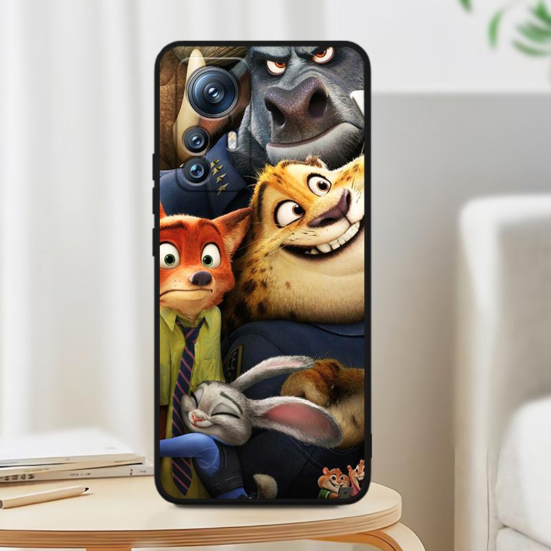 Аниме Джуди Зверополис для Xiaomi Mi 13T 13 12T 12 11T 11i 11 A3 10T 10 9 Pro Lite Ultra 5G черный чехол для телефона Funda