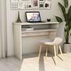 VidaXL Desk White Glossy 90x50x74 Cm Particleboard
