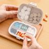 1pc Portable Moisture-Proof 8-Compartment Pill Box, Weekly Pill Organizer, Medicine Container