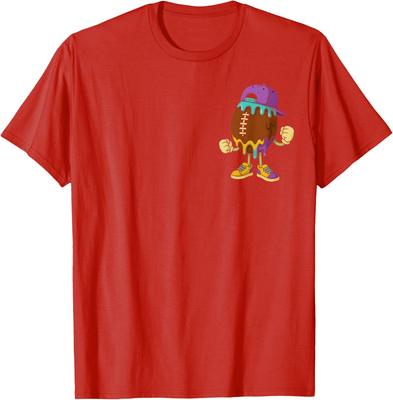 Football Drip Cream Game Day Cute Funny Present Unisex T-Shirt