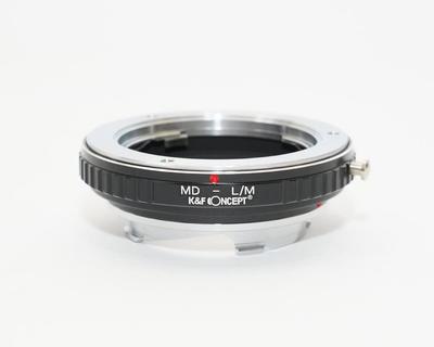 КОНЦЕПТ Адаптер Minolta MD для крепления Leica M с салфеткой для объектива K&F Lens-L/M md-lm (КФЛМ)