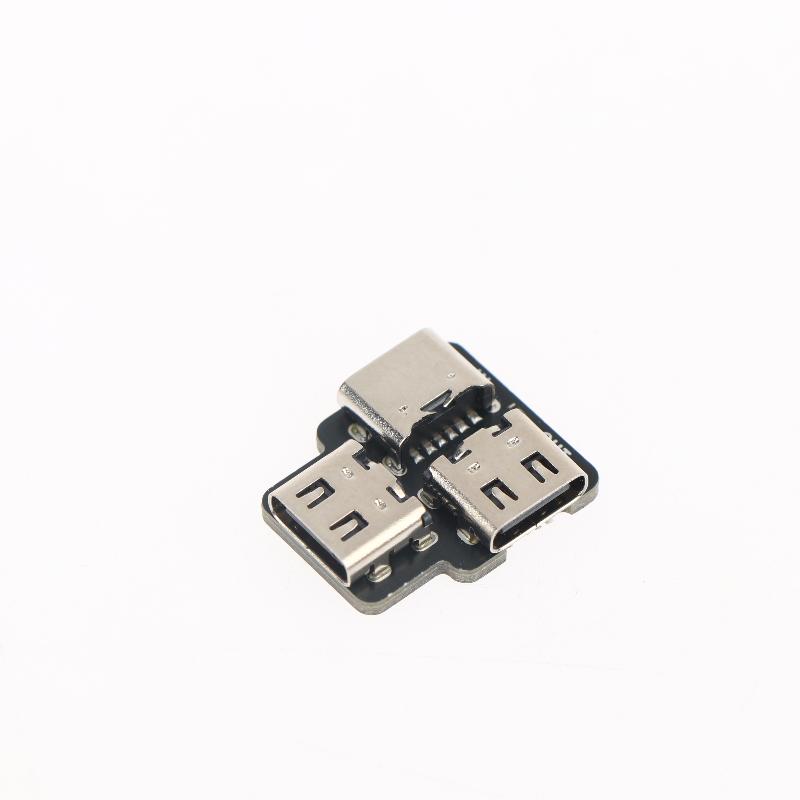 Разветвитель питания USB Type-C 1-в-2, модуль адаптера USB для синхронной зарядки и передачи данных в комплектах для мобильных устройств или ноутбуков
