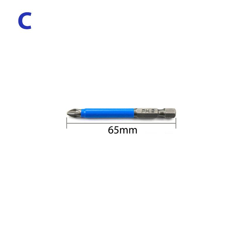 Магнитные противоскользящие электрические отвертки с шестигранным хвостовиком 1/4 дюйма, точность Ph2