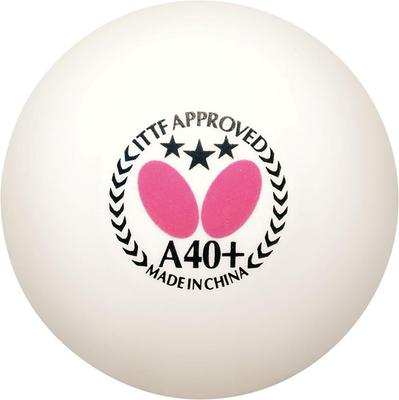 Мяч для настольного тенниса Butterfly Three Star Ball A40+ Белый