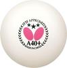 Мяч для настольного тенниса Butterfly Three Star Ball A40+ Белый