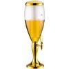 with Icicles Beer Dispenser Dual-Head Faucet Beverage Machine Creative Drink Holder  Hotel Use