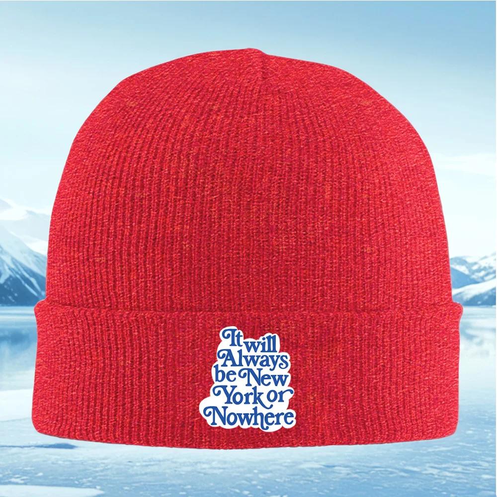 Always New YorkNowhere Else Unisex Women Unisex Knitted Hat Beanie Pullover Cap Winter Thermal Warm Christmas Outdoor Cycling Hiki