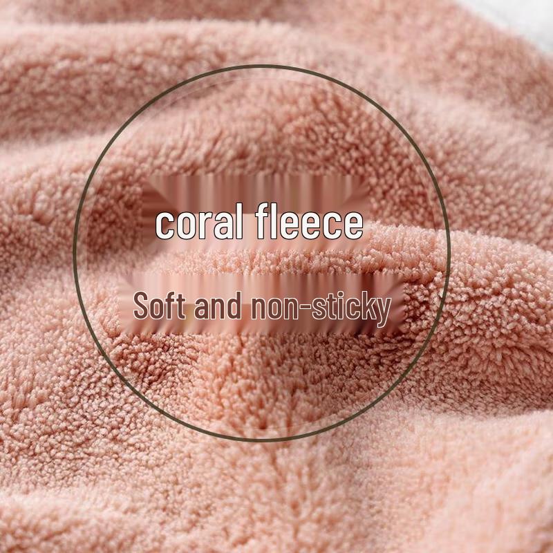 JINGRUIXIANG Cute Chick Absorbent Double-Layer Hand Towel (2-Pack)