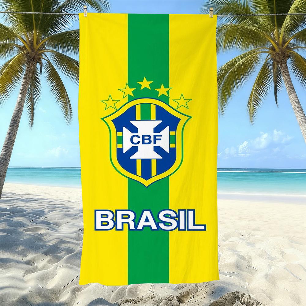 Microfiber Printed Beach Towel Quick-Drying Sand-Proof Absorbent Bath Towel Travel Swimming Towel
