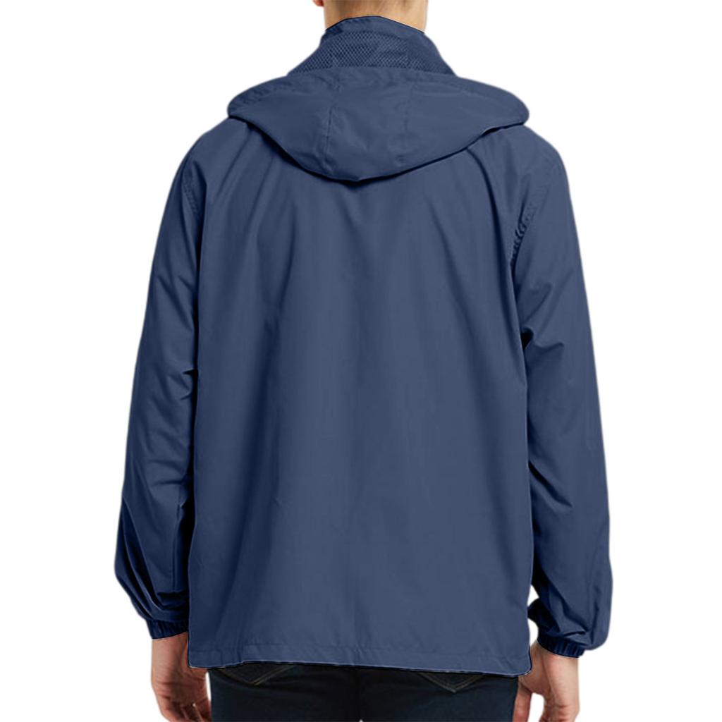 Men's Outdoor Windbreaker Jacket With Hood - Windproof And Waterproof Outerwear