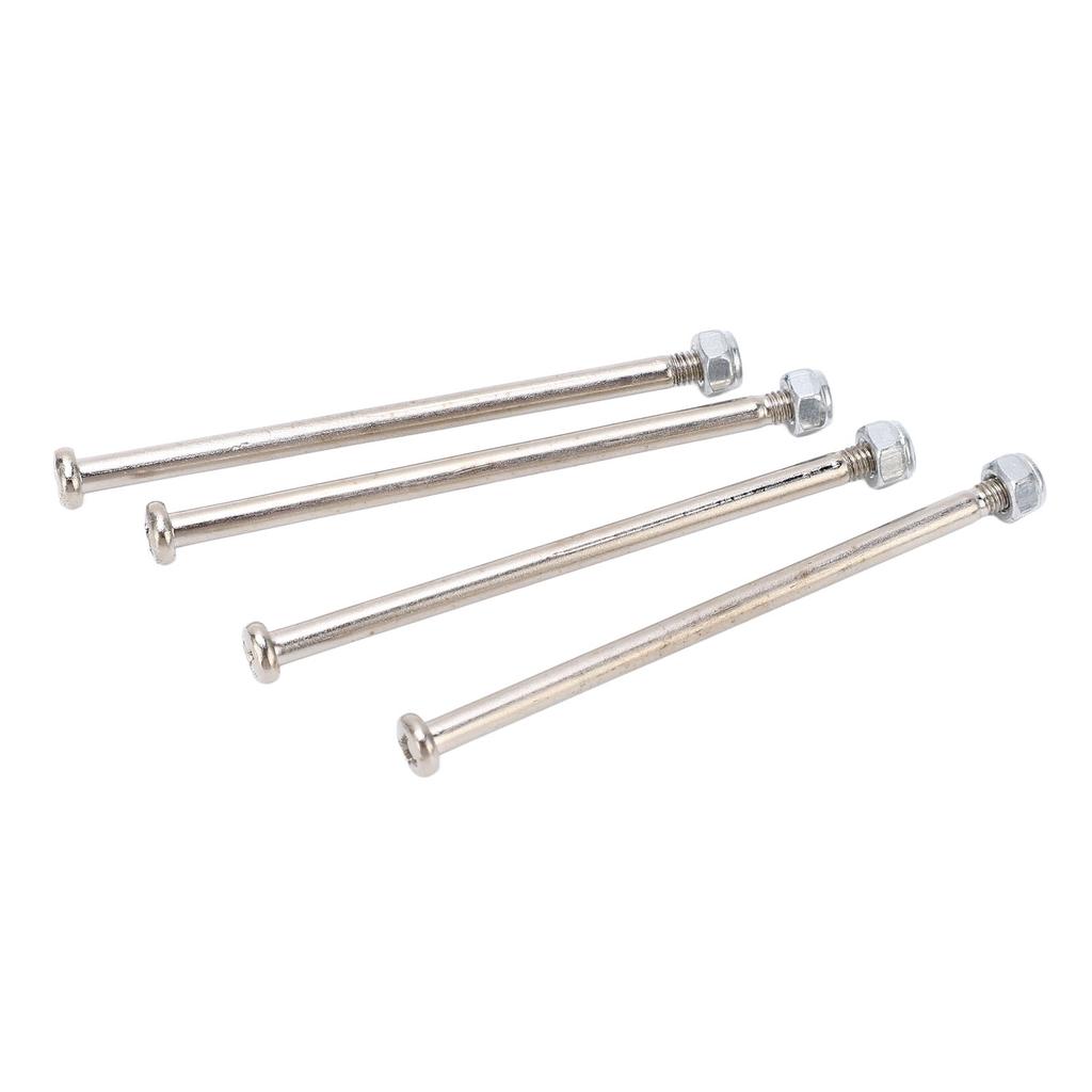 Набор из 4 шт. RC винтов и гаек M3 из нержавеющей стали серебристого цвета, запчасти для ремонта RC-автомобиля для WLtoys 104001