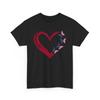 USA United Heart T-Shirt | Perfect for Any Patriotic Occasion | USA Lover Shirt
