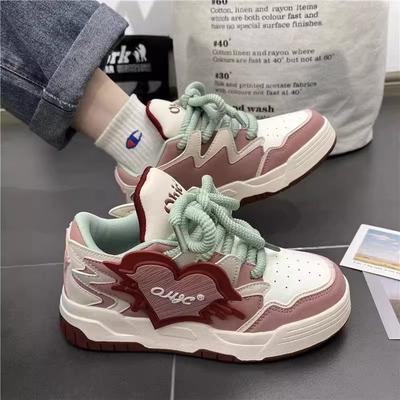 Новый стиль нишевый дизайн чувство универсальный Shishang студентки толстая базовая обувь дофамин мандаринка хлеб обувь прилив