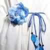 Handmade Big Flower Decorative Tassel Braid Belts Tie Strap Woven Waist Rope Bohemian Waistband