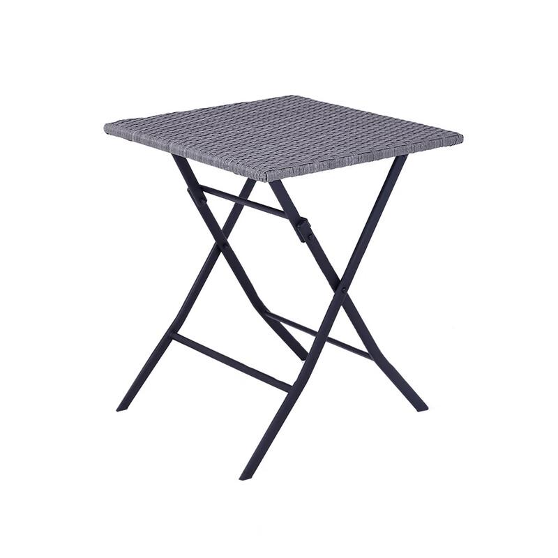 OLOMM Outdoor Rattan Folding Bistro Set