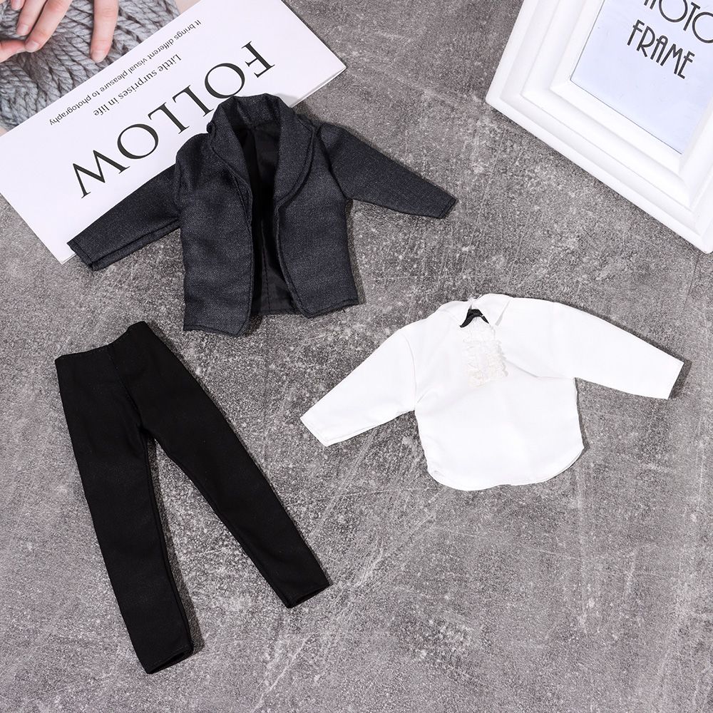 Accessories Suit Clothes Wedding Party Suit 1/6 Doll Clothes Daily Wear Male Doll Shirt Casual Suit