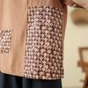 Летняя Новая Художественная Футболка Большого Размера Женская Хлопково-льняная Рубашка с Коротким Рукавом Свободный Топ для Среднего Возраста