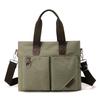 2024 Trendy Canvas Commuter Handbag - Большая вместимость, простая сумка через плечо и сумка-мессенджер