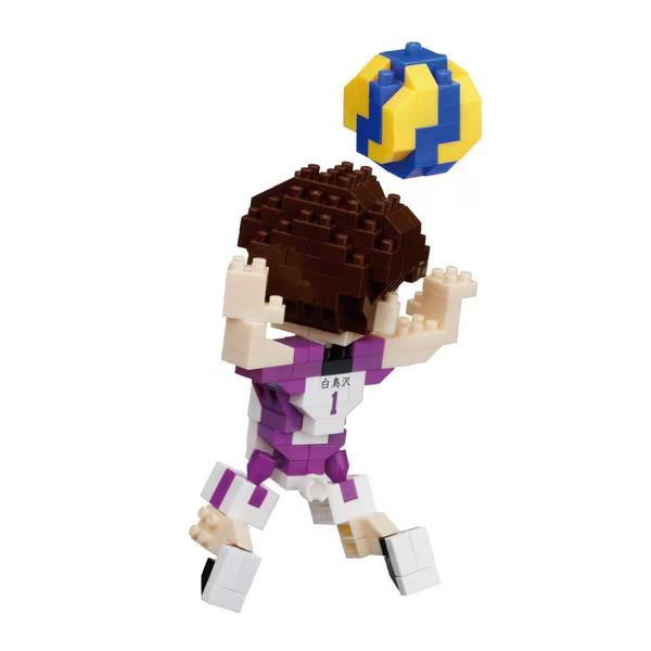 Kawada Nanoblock Haikyu!! Ушиджима Вакатоши [Строительные блоки]