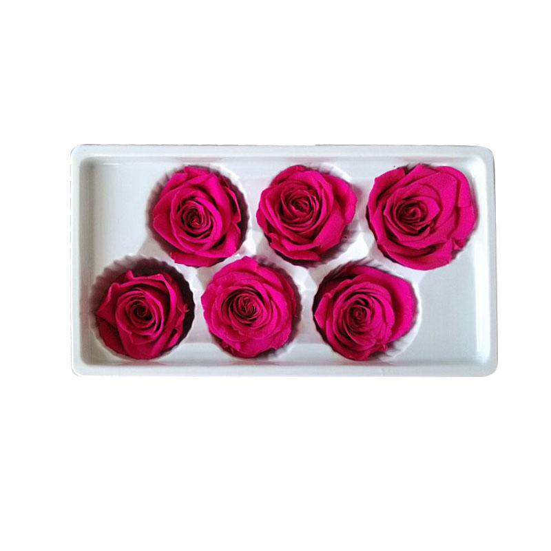 6 шт./кор. вечная жизнь цветок вечеринка декор роза цветок DIY консервированный подарок высокое качество День матери 5-6 см свадьба День святого Валентина