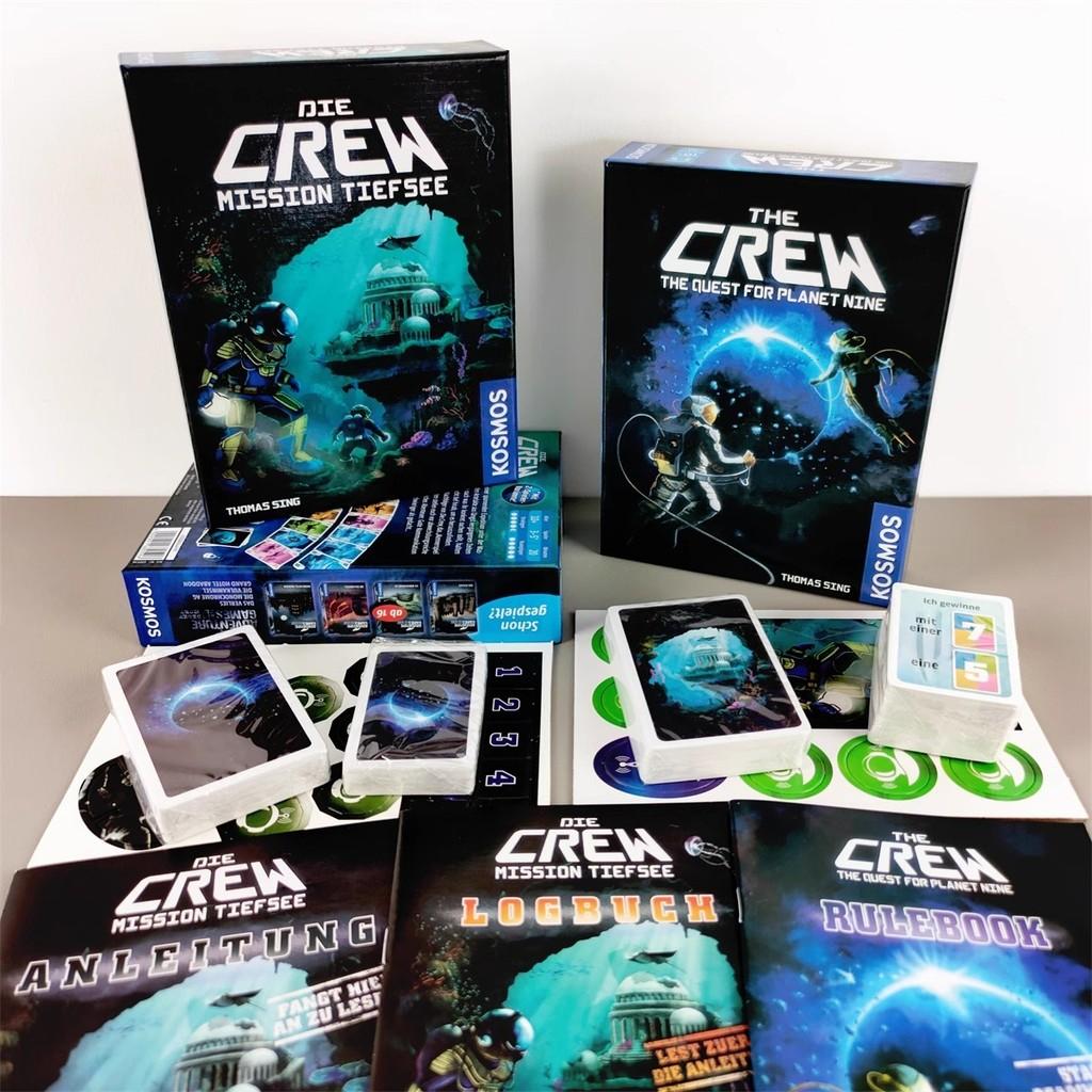 Crew Space Exploration Card Game For Teenagers And Adults With Deep Sea Missions