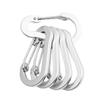 5 PCS Carabiner Clips Mini Aluminum Alloy Keychain Carabiner Clip D Rings for Outdoor Camping Hiking Fishing Backpacking
