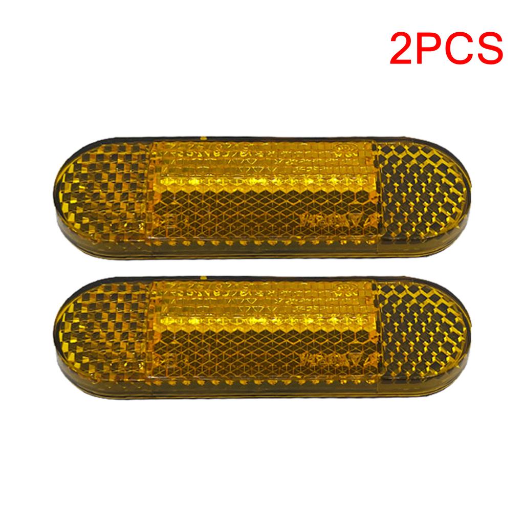 1 пара красных отражателей, пластиковые отражатели для грузовиков, мотоциклов, квадроциклов, мотоциклов, отражатели для вилок, мотоциклов