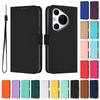 Magnetic Flip Case for Huawei Pura 70 Pro Case Leather Shockproof Wallet Case for Huawei Pura 70 P60 Art P60 P50 Pro Plus Cover