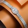 Chic Custom Snake Watch with Diamond Accents
