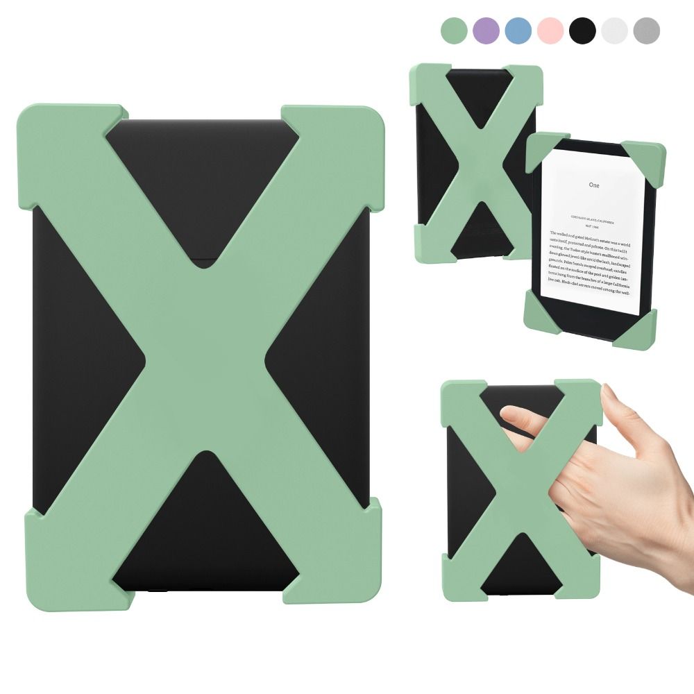 Держатель с ручкой из искусственной кожи для Kindle Paperwhite/Kobo/Voyaga/Pocketbook/Tolino для использования в руках