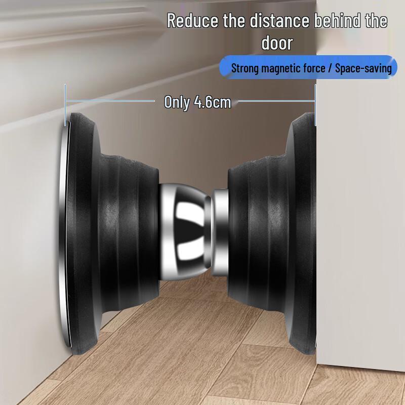 Lai Yu Punch-Free Magnetic Silicone Door Stop