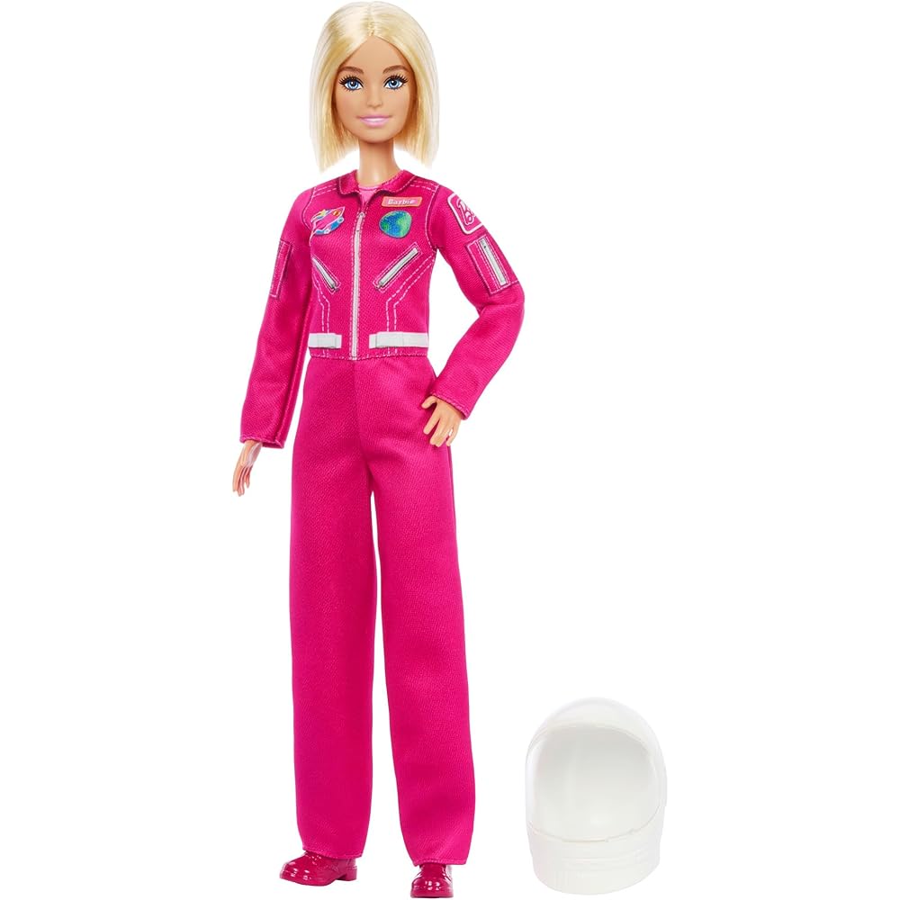 Игровой набор Barbie Космический пилот с аксессуарами для ролевой игры, для детей от 3 лет, розовый JKF77