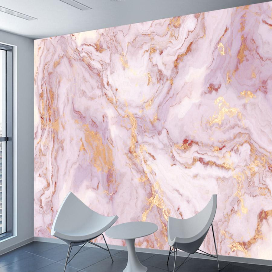 3d Pink Marble WallPapers Pattern Painting Wallpapers for Living Room Bedroom Wall Mural Stickers Home Decor
