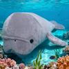 34 см/50 см Кавай Морган Ламантин Плюшевая Игрушка Нежное Морское Существо Подарок Детям и Любителям Морской Жизни Обнимаемый Ламантин Рождественский Подарок