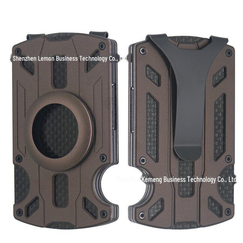 Ультратонкий держатель карт из алюминиевого сплава RFID с защитой от кражи и AirTag для мужчин