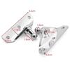 2PCS 10MM Silver Ball Stud Shock Struts Gas Prop Strut Spring Mounting Brackets Connector Zinc Plated Steel For RVs Campers Home