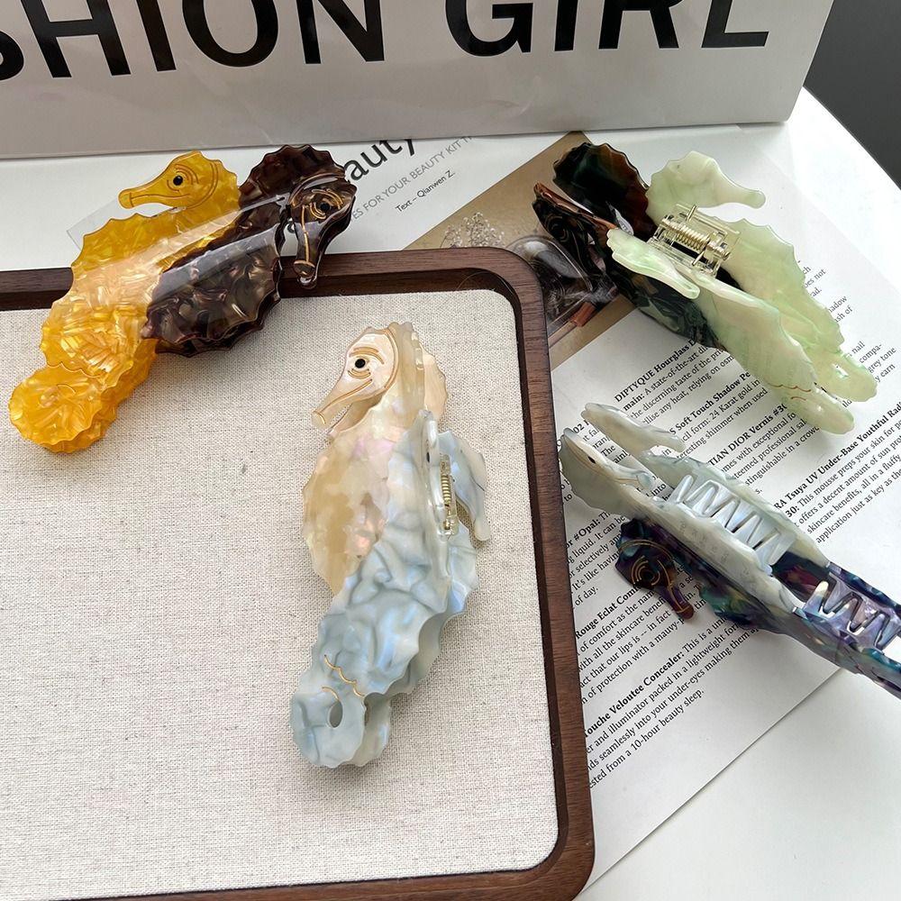 Китовый ацетат животное волос коготь уксусная кислота большая акула заколка креативный морской зверь заколка для волос девушка