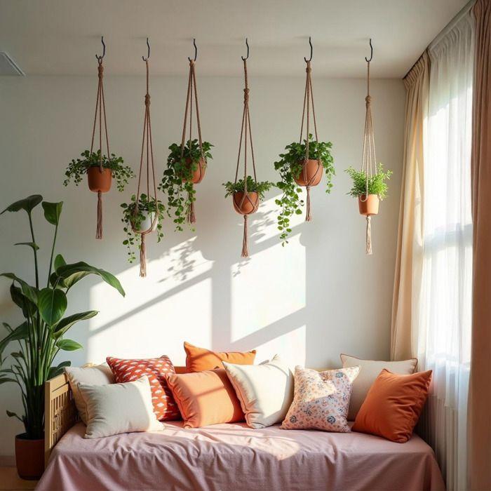 Crochets de plafond - Maclean MC-485 - Acier - Charge max 10kg - Noir