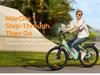 HILLMILES MileCity 1 Straddle Electric Bike: 80-100 km range, 20" wide tires, Shimano 7-speed gearbox, IPX4 - Urban commuting